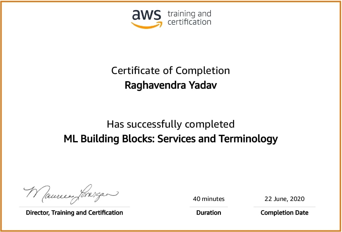 ML Certificate